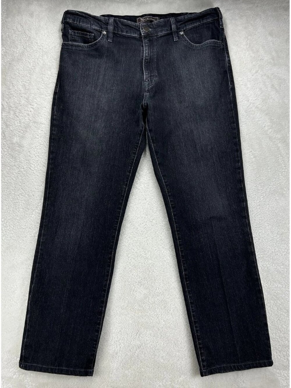 34 Heritage Jeans Mens 40x34 Charisma Comfort Rise Classic Straight Black